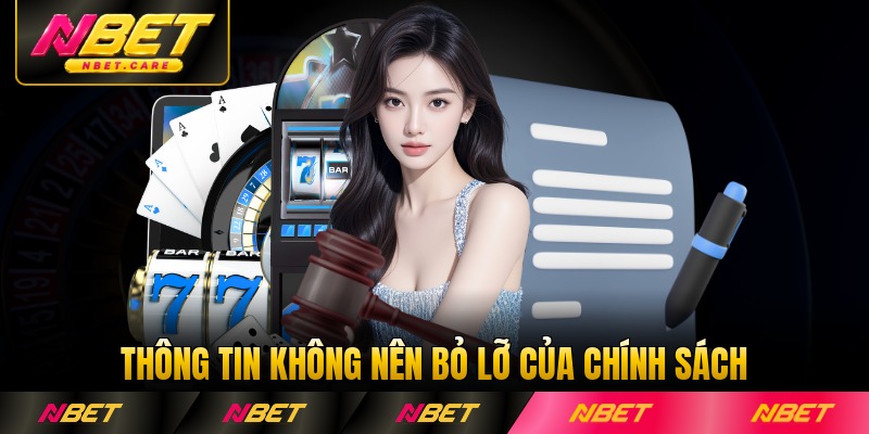 Thông tin không nên bỏ lỡ của chính sách bảo mật